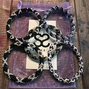 Sashka Co Beaded Bracelets Set of 5 B48